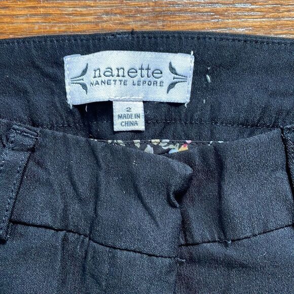 Nanette Lepore Black Dress Pants - Picture 2 of 6